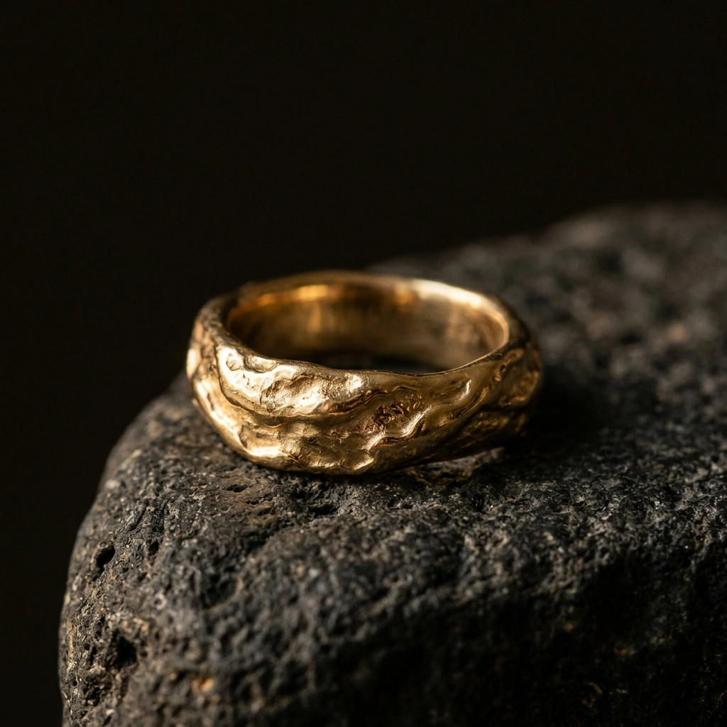 Ring uit geërfd goud